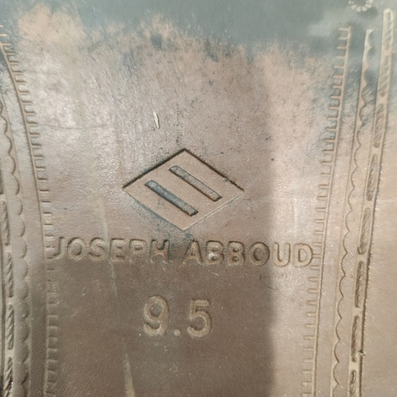 Joseph Abboud Chocolate Brown Suede Wingtip Oxford Shoes, Mens 9.5 - Picture 5 of 7